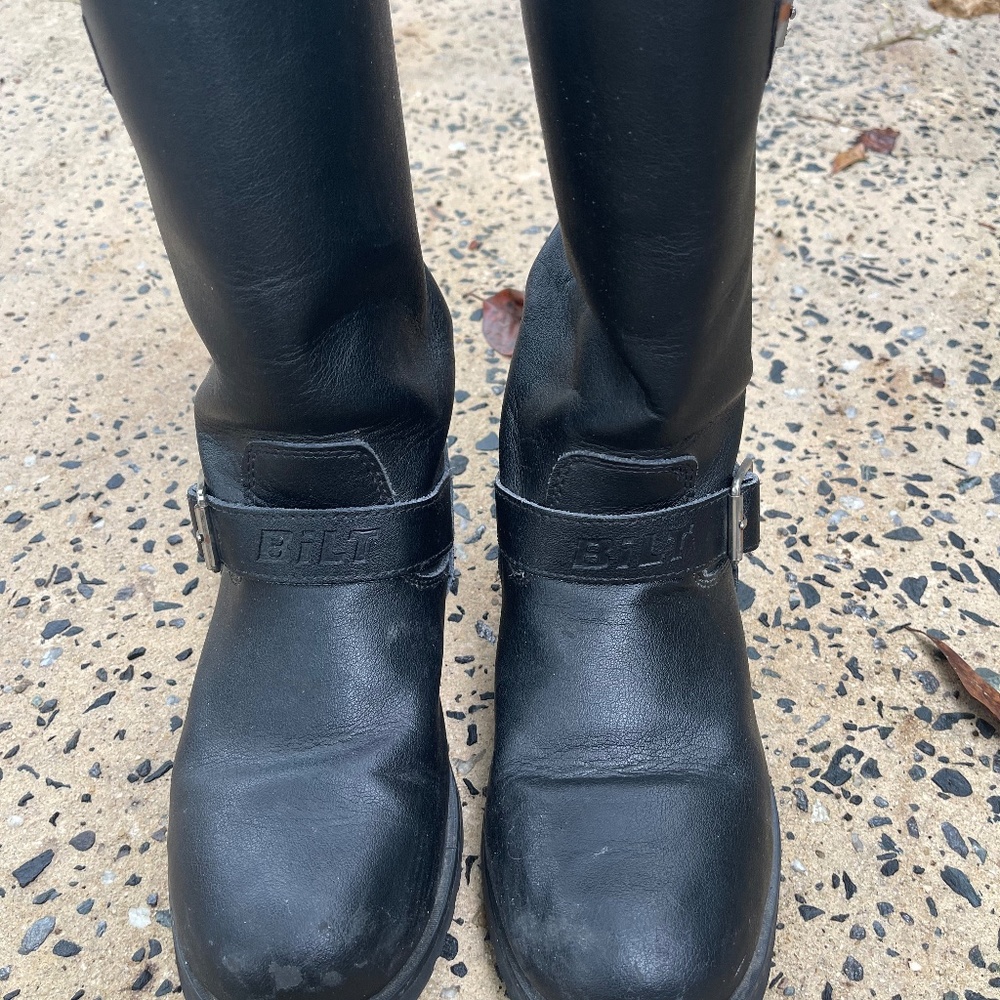 BILT motorcycle boots.  Black. Mens size 8.
